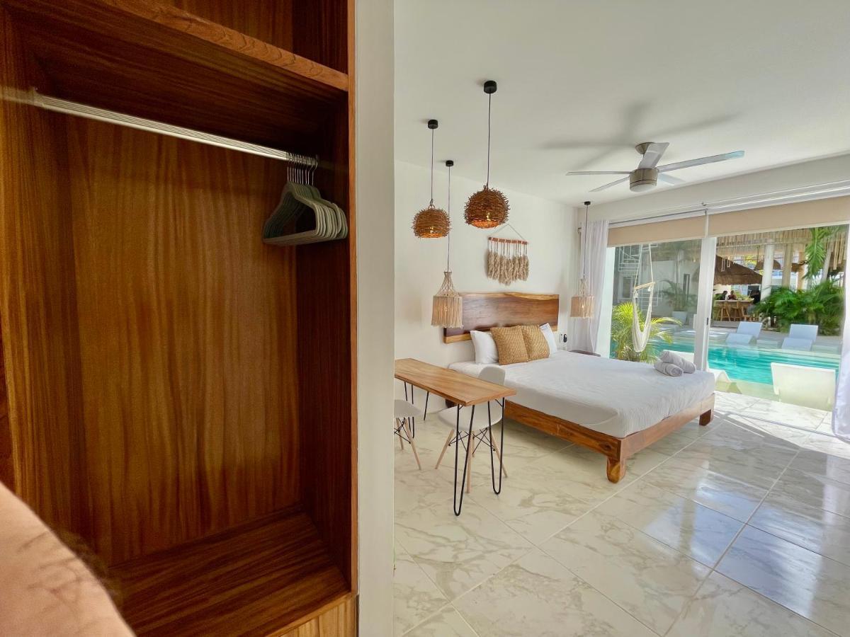 Beautiful Swim-Up Studio With Private Terrace, Pool And Jungle Gym Tulum Exterior foto