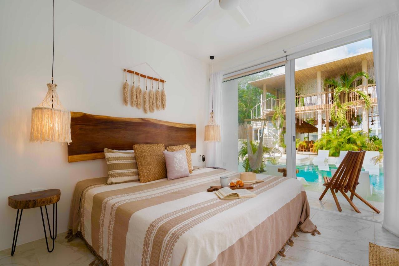 Beautiful Swim-Up Studio With Private Terrace, Pool And Jungle Gym Tulum Exterior foto