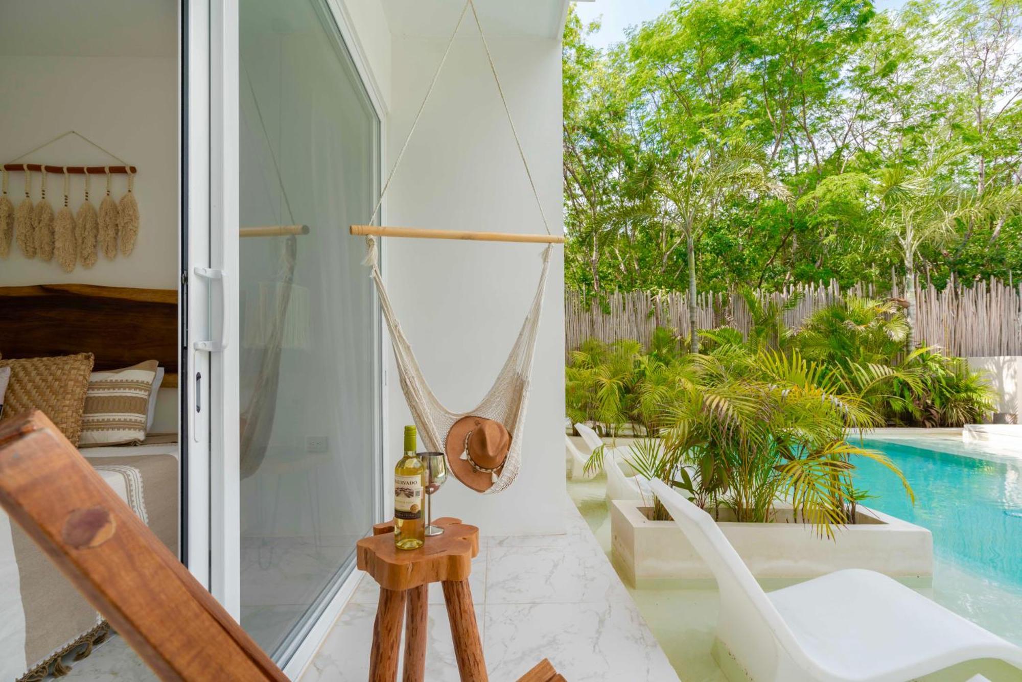 Beautiful Swim-Up Studio With Private Terrace, Pool And Jungle Gym Tulum Exterior foto